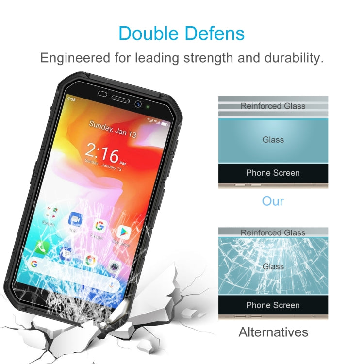 For Ulefone Armor X7 50 PCS 0.26mm 9H 2.5D Tempered Glass Film - Others by PMC Jewellery | Online Shopping South Africa | PMC Jewellery | Buy Now Pay Later Mobicred