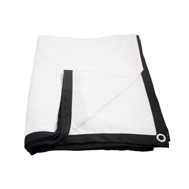 Folding Milk Silk Polyester Projector Film Curtain, Size:150 inch (16:9) Projection Area: 332 x 187cm - Film Curtains by PMC TechLife | Online Shopping South Africa | PMC TechLife | Buy Now Pay Later Mobicred