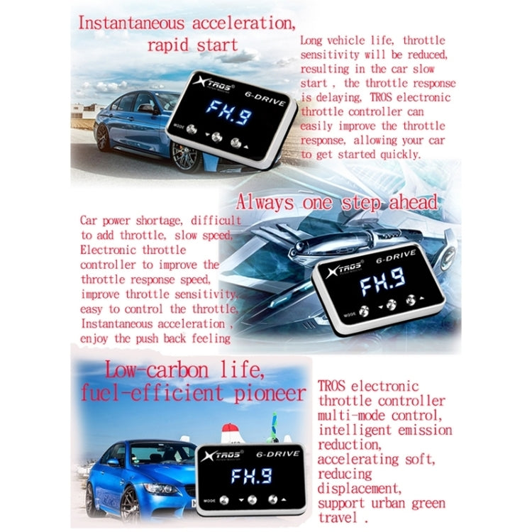 For Ford Focus 2003-2010 TROS TS-6Drive Potent Booster Electronic Throttle Controller - Car Modification by TROS | Online Shopping South Africa | PMC Jewellery | Buy Now Pay Later Mobicred