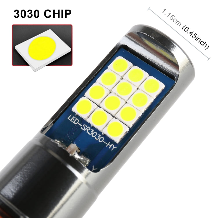 H3 2 PCS DC12-24V / 10.5W Car Fog Lights with 24LEDs SMD-3030 & Constant Current, Box Packaging(Lime Light) - Fog / Driving Lights by PMC TechLife | Online Shopping South Africa | PMC TechLife | Buy Now Pay Later Mobicred