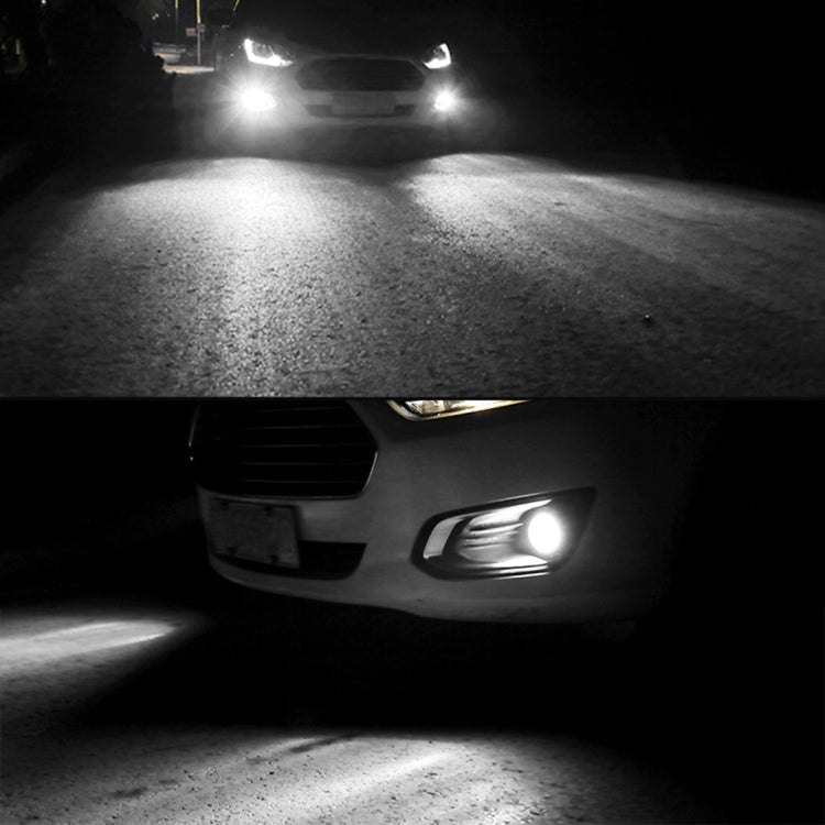 9005 2 PCS DC12-24V / 8.6W Car Double Colors Fog Lights with 24LEDs SMD-3030 & Constant Current, Bag Packaging(White Light + Gold Light) - Fog / Driving Lights by PMC TechLife | Online Shopping South Africa | PMC TechLife | Buy Now Pay Later Mobicred