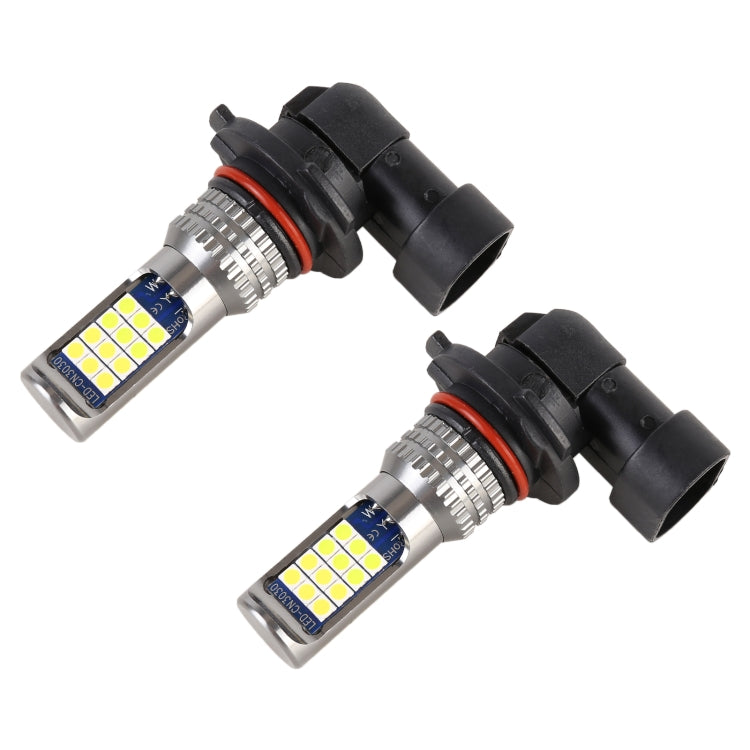 9006 2 PCS DC12-24V / 8.6W Car Double Colors Fog Lights with 24LEDs SMD-3030 & Constant Current, Bag Packaging(White Light + Lime Light) - Fog / Driving Lights by PMC Jewellery | Online Shopping South Africa | PMC Jewellery | Buy Now Pay Later Mobicred