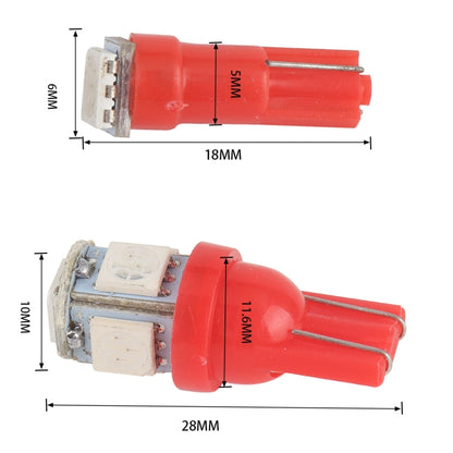 50 PCS T5 / T10 Car / Motorcycle Modification LED Turn Signal Light Clearance Lamp - Clearance Lights by PMC Jewellery | Online Shopping South Africa | PMC Jewellery | Buy Now Pay Later Mobicred