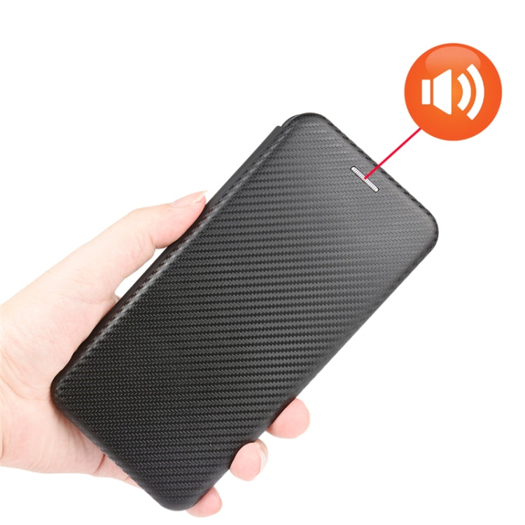 For LG Wing 5G Carbon Fiber Texture Horizontal Flip TPU + PC + PU Leather Case with Card Slot(Green) - LG Cases by PMC TechLife | Online Shopping South Africa | PMC TechLife | Buy Now Pay Later Mobicred