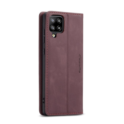 For Samsung Galaxy A42 5G CaseMe-013 Multifunctional Retro Frosted Horizontal Flip Leather Case with Card Slot & Holder & Wallet(Wine Red) - Galaxy Phone Cases by CaseMe | Online Shopping South Africa | PMC Jewellery | Buy Now Pay Later Mobicred