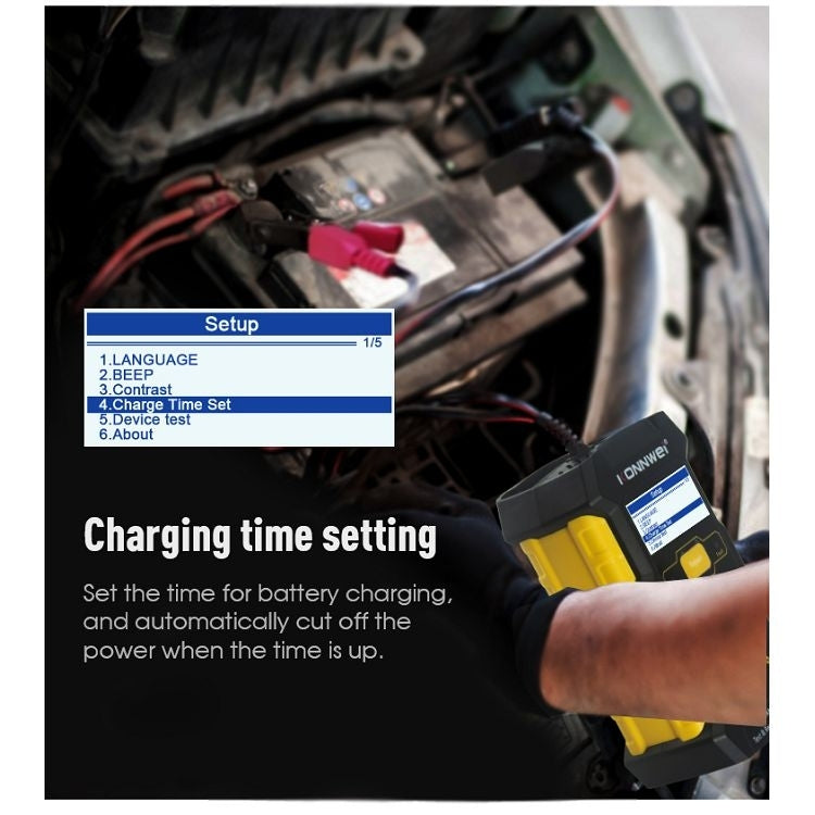 KONNWEI KW510 3 in 1 Car Battery Tester / Charger / Repairer, Support 8 Languages (EU Plug) - free shipping - PMC TechLife - Order now!