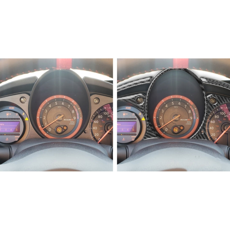 5 in 1 Car Carbon Fiber Speed Dashboard Decorative Sticker for Nissan 370Z Z34 2009-, Left and Right Drive Universal - Car Interior Mouldings by PMC Jewellery | Online Shopping South Africa | PMC Jewellery | Buy Now Pay Later Mobicred