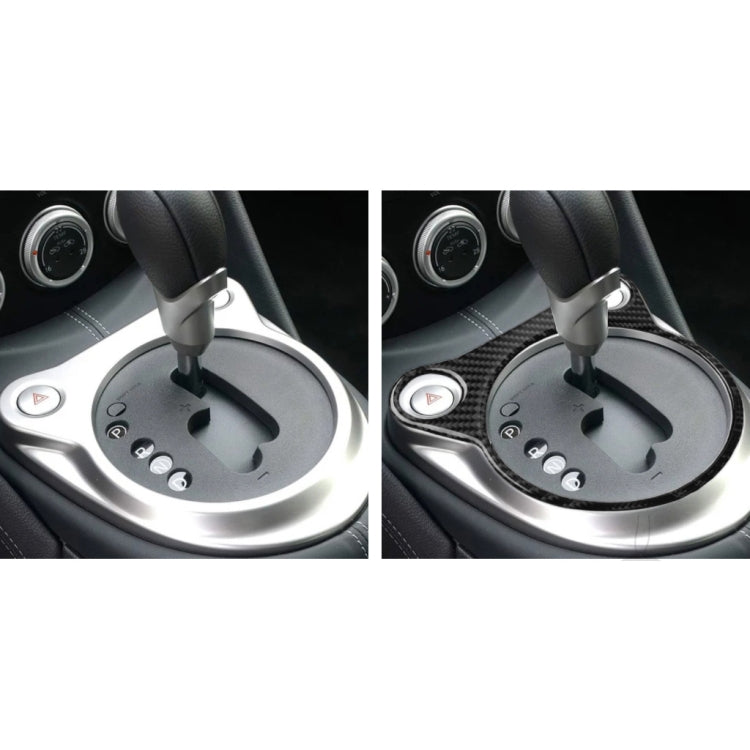 Car Carbon Fiber Whole Gear Position Console Panel Decorative Sticker for Nissan 370Z Z34 2009-, Left and Right Drive Universal - Car Interior Mouldings by PMC Jewellery | Online Shopping South Africa | PMC Jewellery | Buy Now Pay Later Mobicred