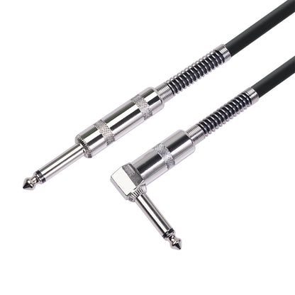 TC048SL 6.35mm Plug Straight to Elbow Electric Guitar Audio Cable, Cable Length:10m - Microphone Audio Cable & Connector by PMC Jewellery | Online Shopping South Africa | PMC Jewellery | Buy Now Pay Later Mobicred