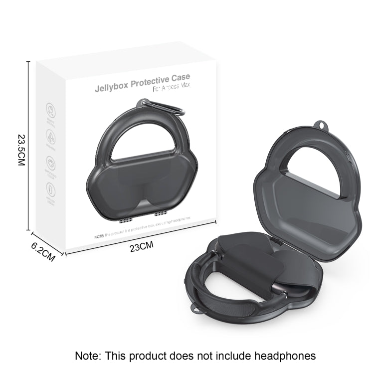 PP Jelly Color Headphone Protective Case for AirPods Max, with Hook(White) - For AirPods Max by PMC TechLife | Online Shopping South Africa | PMC TechLife | Buy Now Pay Later Mobicred
