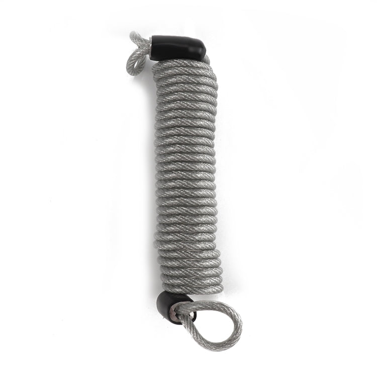 RV Trailer Spring Safety Rope Breakaway Cable, Safety Buckle Size:M8 x 80mm(Silver) - Towing Bars by PMC Jewellery | Online Shopping South Africa | PMC Jewellery | Buy Now Pay Later Mobicred