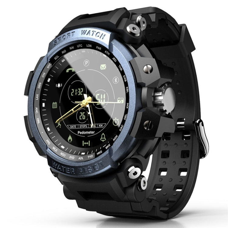 Lokmat MK28 1.4 inch FSTN Screen IP68 Waterproof Smart Watch, Support Information Reminder / Remote Camera / Sport Record(Blue) - free shipping - PMc TechLife - Order now!