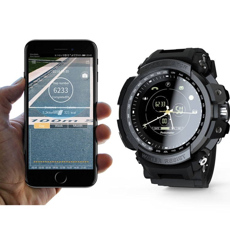 Lokmat MK28 1.4 inch FSTN Screen IP68 Waterproof Smart Watch, Support Information Reminder / Remote Camera / Sport Record(Green) - free shipping - PMc TechLife - Order now!