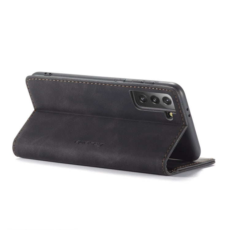 For Samsung Galaxy S21+ 5G CaseMe 013 Multifunctional Horizontal Flip Leather Case with Holder & Card Slot & Wallet(Black) - free shipping - PMC Jewellery - Order now!