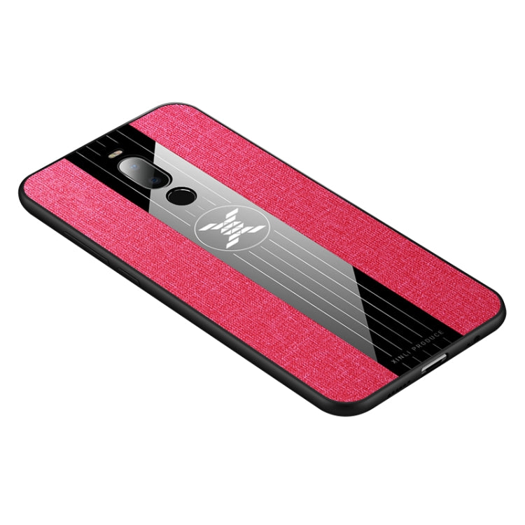 For Meizu Note 8 XINLI Stitching Cloth Texture Shockproof TPU Protective Case(Red) - Meizu by XINLI | Online Shopping South Africa | PMC Jewellery | Buy Now Pay Later Mobicred