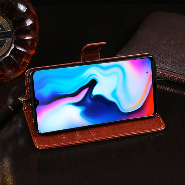 For Lenovo K12 idewei Crazy Horse Texture Horizontal Flip Leather Case with Holder & Card Slots & Wallet(Dark Blue) - free shipping - PMC Jewellery - Order now!