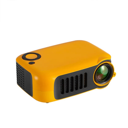 TRANSJEE A2000 320x240P 1000 ANSI Lumens Mini Home Theater HD Digital Projector, Plug Type: EU Plug(Yellow) - Mini Projector by PMC Jewellery | Online Shopping South Africa | PMC Jewellery | Buy Now Pay Later Mobicred