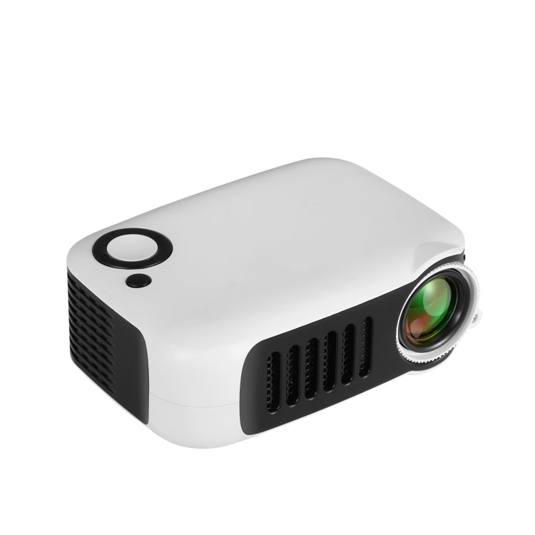 TRANSJEE A2000 320x240P 1000 ANSI Lumens Mini Home Theater HD Digital Projector, Plug Type: US Plug(White) - Mini Projector by PMC Jewellery | Online Shopping South Africa | PMC Jewellery | Buy Now Pay Later Mobicred