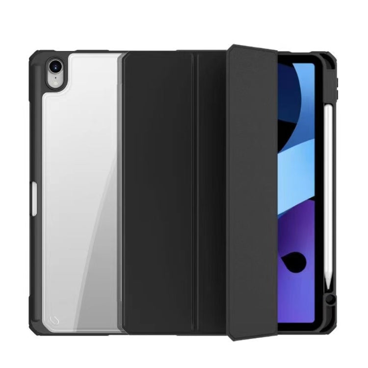 Mutural Pinyue Series PC + TPU Horizontal Flip Leather Case with Holder & Pen Slot & Sleep / Wake-up Function For iPad Air 2022 / 2020 10.9(Black) - free shipping - PMC TechLife - Order now!