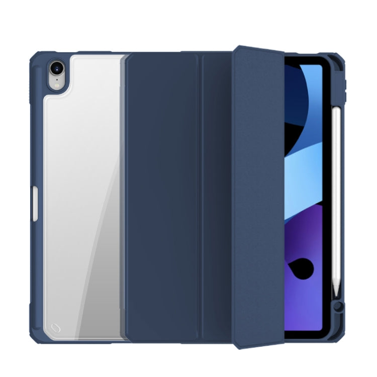 Mutural Pinyue Series PC + TPU Horizontal Flip Leather Case with Holder & Pen Slot & Sleep / Wake-up Function For iPad Air 2022 / 2020 10.9(Blue) - free shipping - PMC TechLife - Order now!