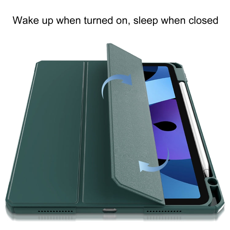 Mutural Pinyue Series PC + TPU Horizontal Flip Leather Case with Holder & Pen Slot & Sleep / Wake-up Function For iPad Air 2022 / 2020 10.9(Pink) - free shipping - PMC TechLife - Order now!