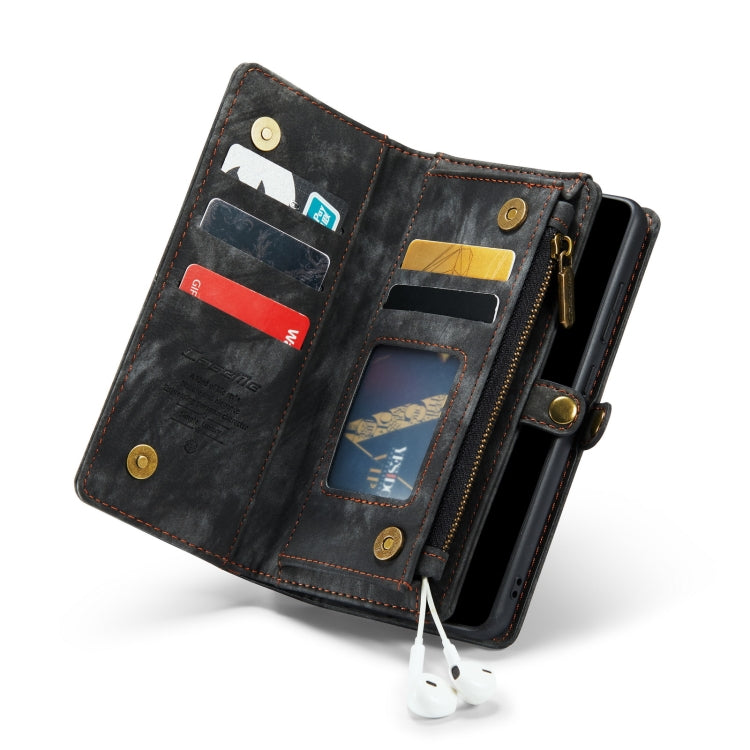 For Samsung Galaxy A52 5G / 4G CaseMe Detachable Multifunctional Horizontal Flip Leather Case, with Card Slot & Holder & Zipper Wallet & Photo Frame(Black) - Galaxy Phone Cases by CaseMe | Online Shopping South Africa | PMC Jewellery | Buy Now Pay Later Mobicred