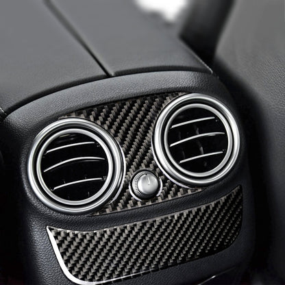 Car Carbon Fiber Rear Air Outlet Set Decorative Sticker for Mercedes-Benz C Class W205 C180 C200 C300 GLC, Left and Right Drive Universal(Solid Color) - Car Interior Mouldings by PMC Jewellery | Online Shopping South Africa | PMC Jewellery | Buy Now Pay Later Mobicred