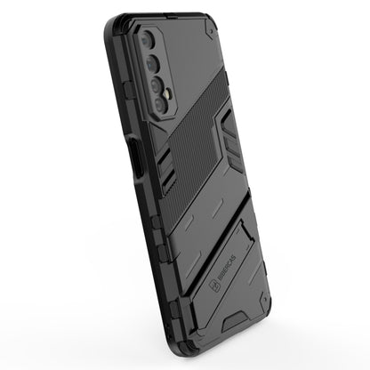 For OPPO Realme 7 Punk Armor 2 in 1 PC + TPU Shockproof Case with Invisible Holder(Green) - Realme Cases by PMC Jewellery | Online Shopping South Africa | PMC Jewellery | Buy Now Pay Later Mobicred