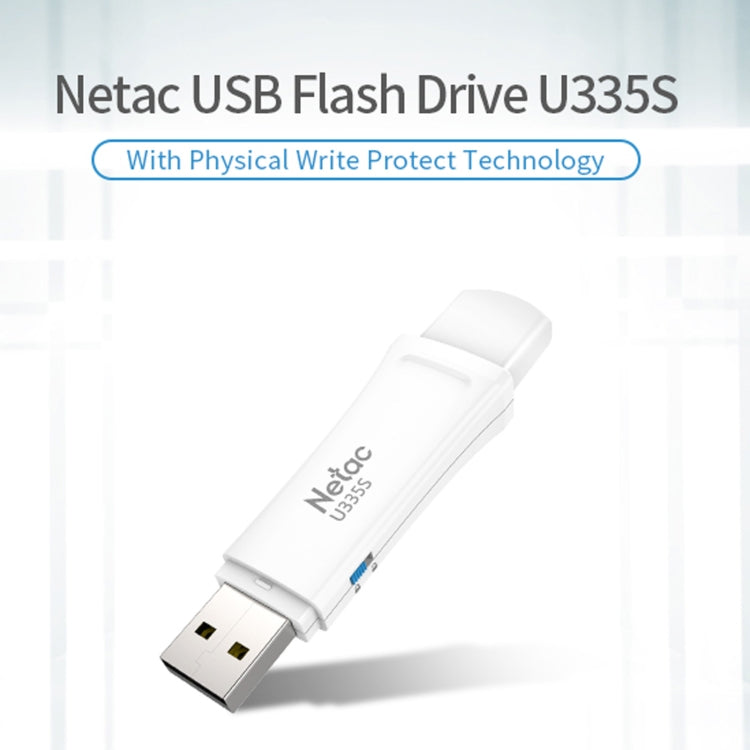 Netac U335S USB 3.0 High Speed Antivirus Write Protection USB Flash Drives U Disk, Capacity:32GB - USB Flash Drives by Netac | Online Shopping South Africa | PMC Jewellery | Buy Now Pay Later Mobicred