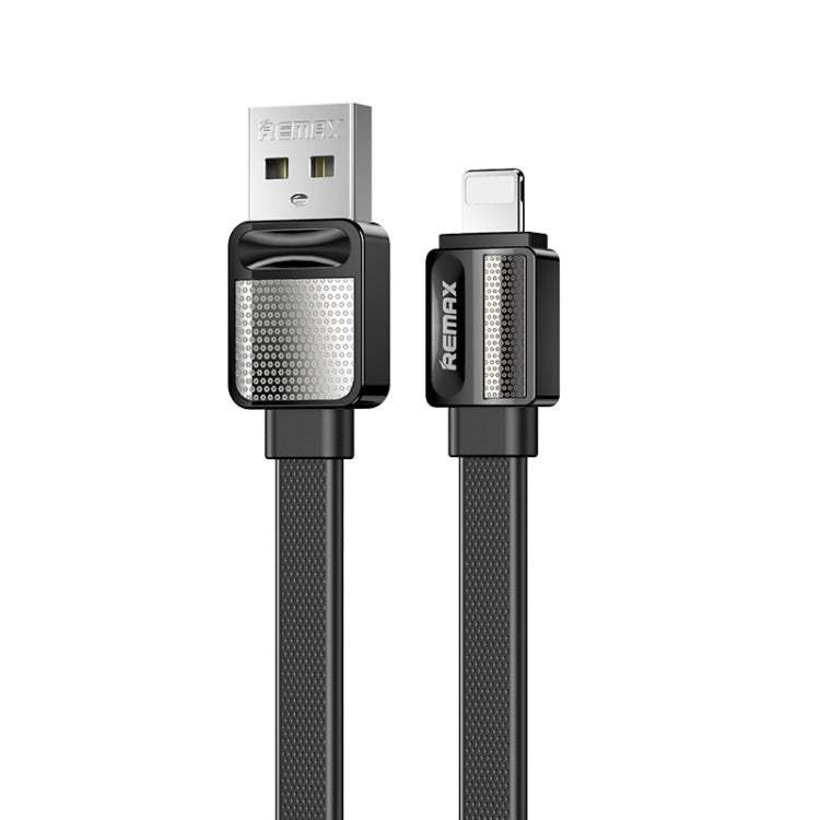 Remax RC-154i 2.4A 8 Pin Platinum Pro Charging Data Cable, Length: 1m (Black) - Normal Style Cable by REMAX | Online Shopping South Africa | PMC Jewellery | Buy Now Pay Later Mobicred