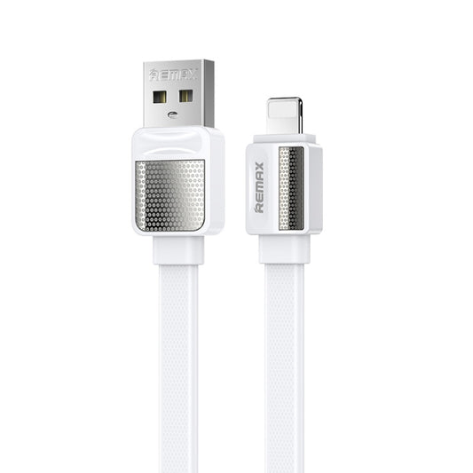 Remax RC-154i 2.4A 8 Pin Platinum Pro Charging Data Cable, Length: 1m (White) - Normal Style Cable by REMAX | Online Shopping South Africa | PMC Jewellery | Buy Now Pay Later Mobicred