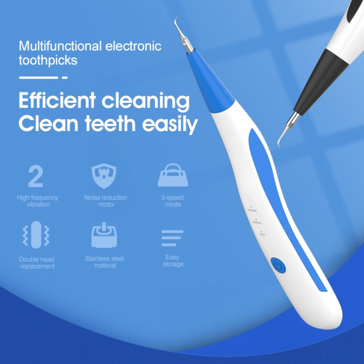 YJK099 Multi-function Electronic Toothpicks Tooth Cleaning Tools(Blue) - Oral Irrigators by PMC Jewellery | Online Shopping South Africa | PMC Jewellery | Buy Now Pay Later Mobicred