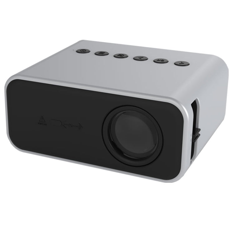 T500 1920x1080P 80 Lumens Portable Mini Home Theater LED HD Digital Projector With Remote Control & Adaptor(White) - LED Projector by PMC Jewellery | Online Shopping South Africa | PMC Jewellery | Buy Now Pay Later Mobicred