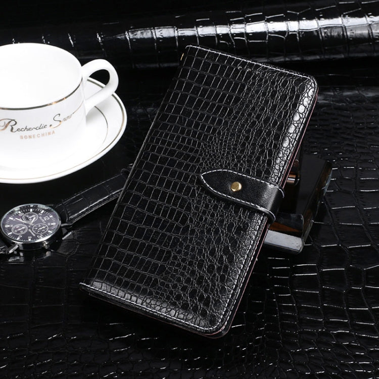 For Blackview A80 Plus idewei Crocodile Texture Horizontal Flip Leather Case with Holder & Card Slots & Wallet(Black) - More Brand by idewei | Online Shopping South Africa | PMC Jewellery | Buy Now Pay Later Mobicred