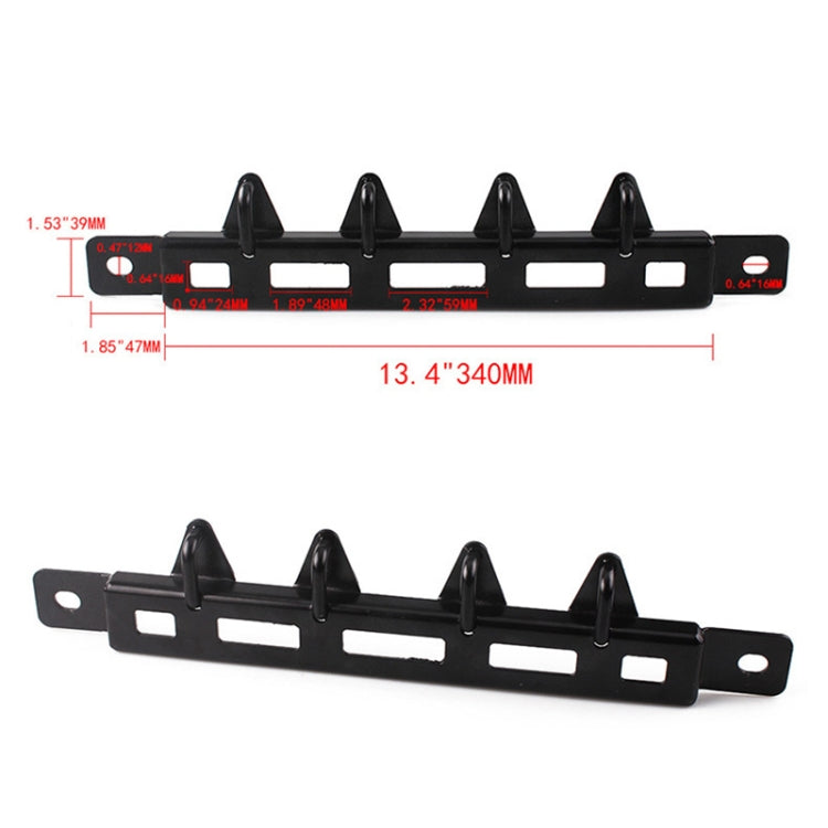 Car Seat Reinforcement Bracket Racing Slide Rail Seat Belt Holder for Toyota 86BRZ(Black) - Others by PMC TechLife | Online Shopping South Africa | PMC TechLife | Buy Now Pay Later Mobicred