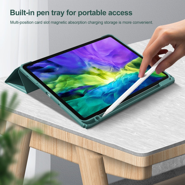 For iPad Pro 12.9 2022 / 2021 / 2020 Mutural Pinyue Series PC + TPU Horizontal Flip Leather Tablet Case with Holder & Pen Slot & Sleep / Wake-up Function (Purple) - free shipping - PMC TechLife - Order now!