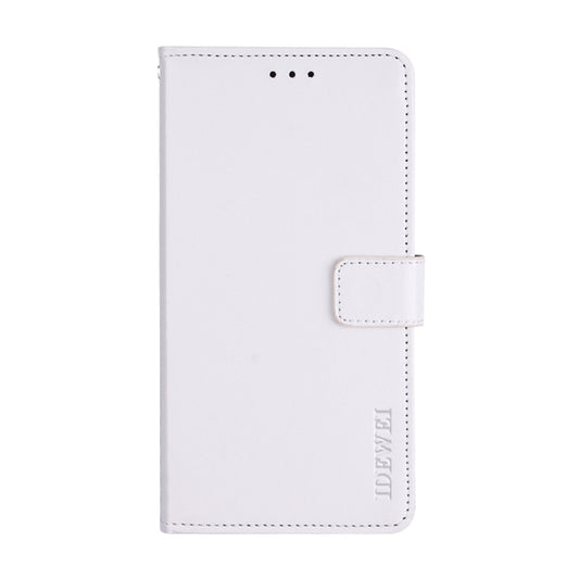 For Meizu 18 idewei Crazy Horse Texture Horizontal Flip Leather Case with Holder & Card Slots & Wallet(White) - Meizu by idewei | Online Shopping South Africa | PMC Jewellery | Buy Now Pay Later Mobicred