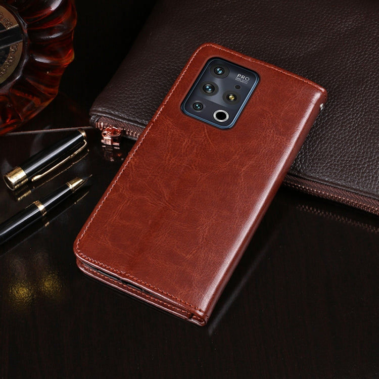 For Meizu 18 Pro idewei Crazy Horse Texture Horizontal Flip Leather Case with Holder & Card Slots & Wallet(Yellow) - free shipping - PMC Jewellery - Order now!