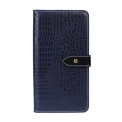 For TCL 10 SE idewei Crocodile Texture Horizontal Flip Leather Case with Holder & Card Slots & Wallet(Dark Blue) - More Brand by idewei | Online Shopping South Africa | PMC Jewellery | Buy Now Pay Later Mobicred