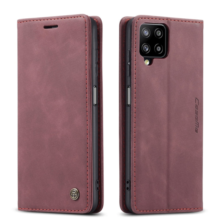 For Samsung Galaxy A12 CaseMe 013 Multifunctional Horizontal Flip Leather Case with Holder & Card Slot & Wallet(Wine Red) - Galaxy Phone Cases by CaseMe | Online Shopping South Africa | PMC Jewellery | Buy Now Pay Later Mobicred