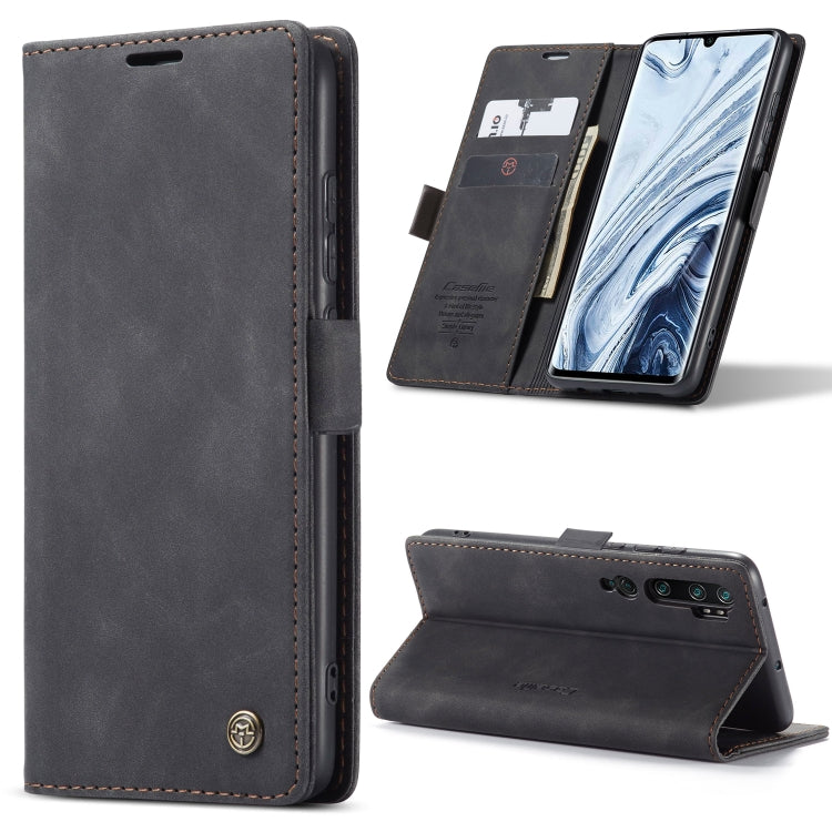 For Xiaomi CC9 Pro CaseMe 013 Multifunctional Horizontal Flip Leather Case with Holder & Card Slot & Wallet(Black) - Xiaomi Cases by CaseMe | Online Shopping South Africa | PMC Jewellery | Buy Now Pay Later Mobicred