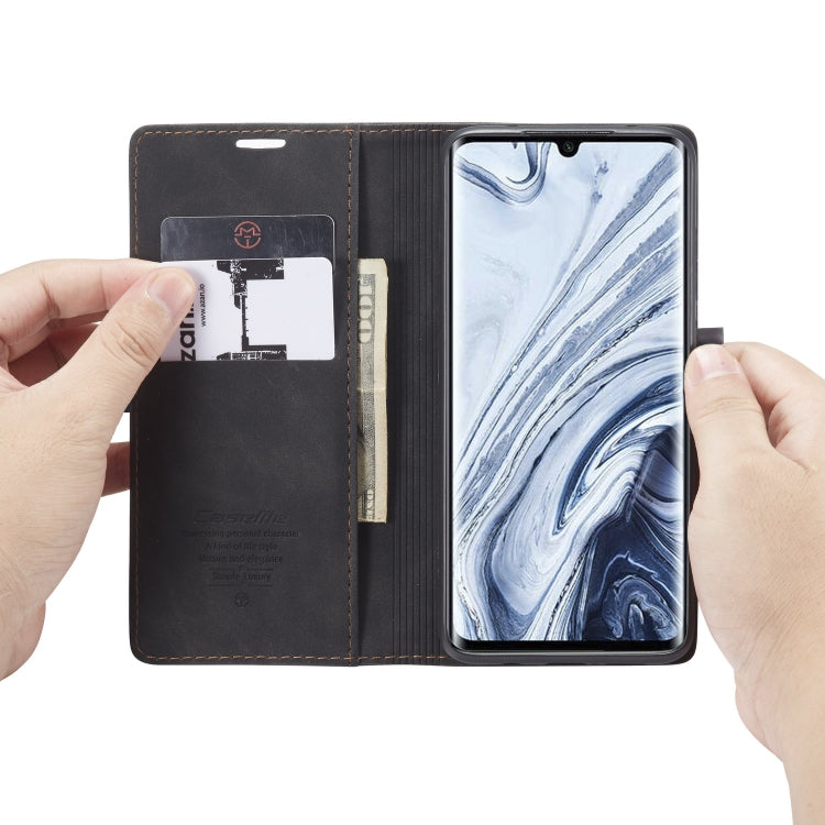 For Xiaomi CC9 Pro CaseMe 013 Multifunctional Horizontal Flip Leather Case with Holder & Card Slot & Wallet(Black) - free shipping - PMC Jewellery - Order now!