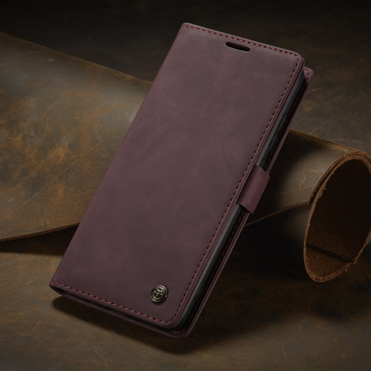 For Xiaomi CC9 Pro CaseMe 013 Multifunctional Horizontal Flip Leather Case with Holder & Card Slot & Wallet(Wine Red) - free shipping - PMC Jewellery - Order now!
