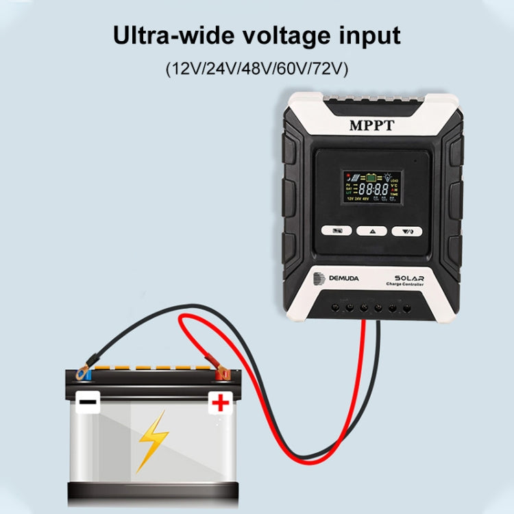 MPPT Solar Controller 12V / 24V / 48V Automatic Identification Charging Controller with Dual USB Output, Model:80A - Others by PMC Jewellery | Online Shopping South Africa | PMC Jewellery | Buy Now Pay Later Mobicred