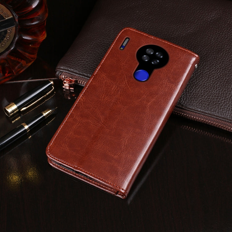 For Blackview A80S idewei Crazy Horse Texture Horizontal Flip Leather Case with Holder & Card Slots & Wallet(Brown) - More Brand by idewei | Online Shopping South Africa | PMC TechLife | Buy Now Pay Later Mobicred
