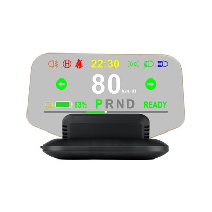 T1 5.1 inch Car HUD Head-up Display Overspeed Alarm / Remaining Battery Percentage Display for Tesla Model 3 / Y - Head Up Display System by PMC Jewellery | Online Shopping South Africa | PMC Jewellery | Buy Now Pay Later Mobicred