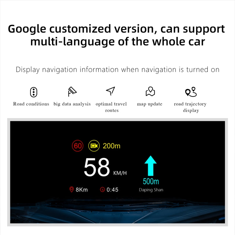 T1 5.1 inch Car HUD Head-up Display Overspeed Alarm / Remaining Battery Percentage Display for Tesla Model 3 / Y - Head Up Display System by PMC TechLife | Online Shopping South Africa | PMC TechLife | Buy Now Pay Later Mobicred