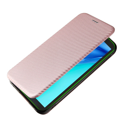 For Blackview BV6300 Pro Carbon Fiber Texture Horizontal Flip TPU + PC + PU Leather Case with Card Slot(Pink) - More Brand by PMC Jewellery | Online Shopping South Africa | PMC Jewellery | Buy Now Pay Later Mobicred