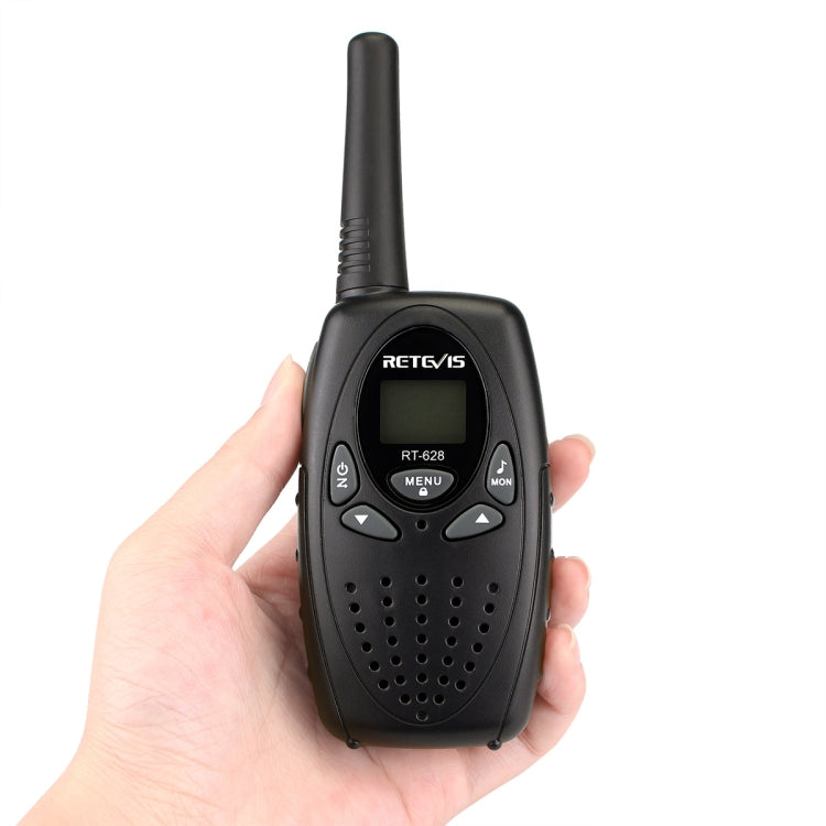 1 Pair RETEVIS RT628 0.5W EU Frequency 446MHz 8CHS Handheld Children Walkie Talkie(Black) - Children by RETEVIS | Online Shopping South Africa | PMC Jewellery | Buy Now Pay Later Mobicred