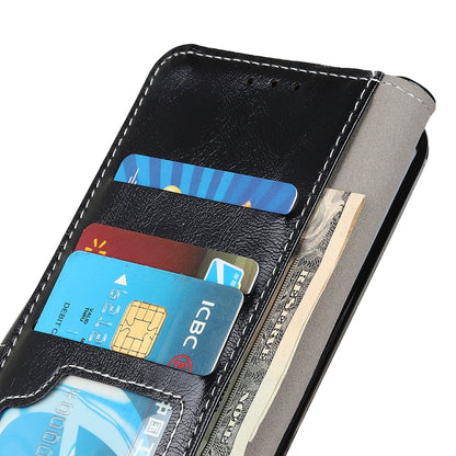 For OPPO A93 / A54 / A74 5G Retro Crazy Horse Texture Horizontal Flip Leather Case with Holder & Card Slots & Photo Frame & Wallet(Black) - OPPO Cases by PMC Jewellery | Online Shopping South Africa | PMC Jewellery | Buy Now Pay Later Mobicred